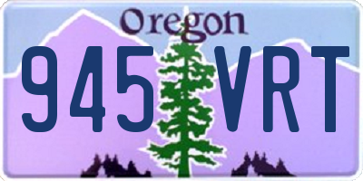 OR license plate 945VRT