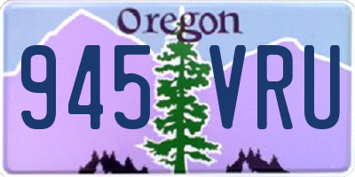 OR license plate 945VRU
