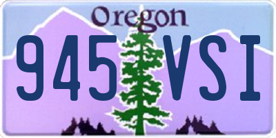 OR license plate 945VSI
