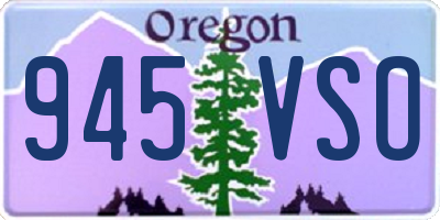 OR license plate 945VSO