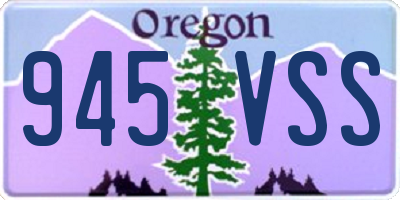 OR license plate 945VSS