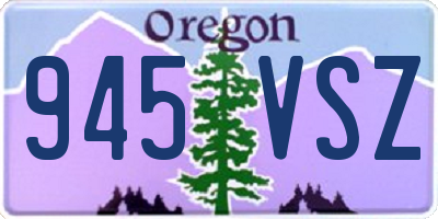 OR license plate 945VSZ