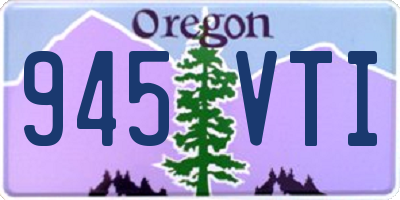OR license plate 945VTI