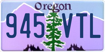 OR license plate 945VTL