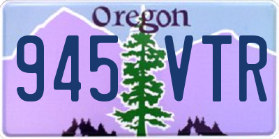 OR license plate 945VTR
