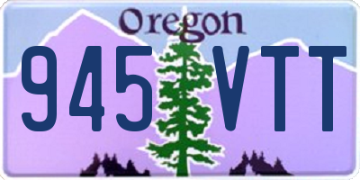 OR license plate 945VTT