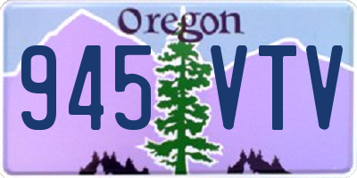 OR license plate 945VTV
