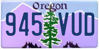 OR license plate 945VUD