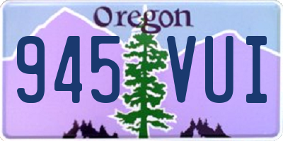 OR license plate 945VUI