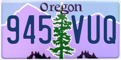 OR license plate 945VUQ