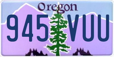 OR license plate 945VUU