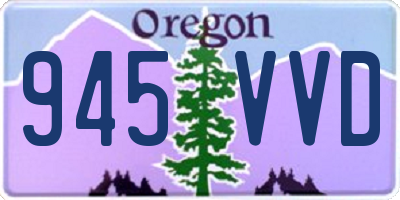 OR license plate 945VVD