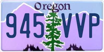 OR license plate 945VVP