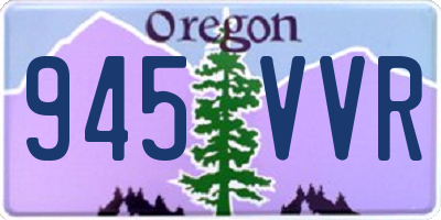 OR license plate 945VVR