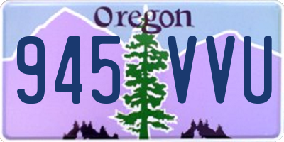 OR license plate 945VVU