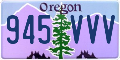 OR license plate 945VVV