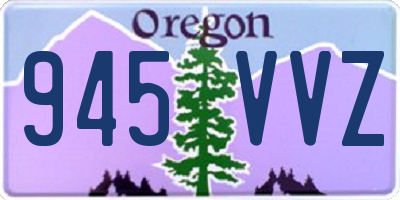 OR license plate 945VVZ