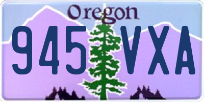 OR license plate 945VXA