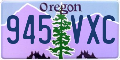 OR license plate 945VXC