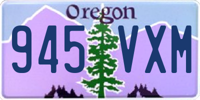 OR license plate 945VXM