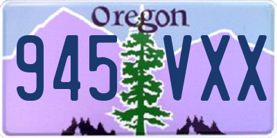 OR license plate 945VXX