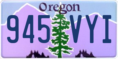 OR license plate 945VYI