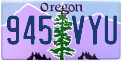 OR license plate 945VYU
