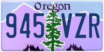 OR license plate 945VZR