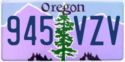 OR license plate 945VZV