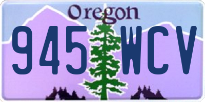 OR license plate 945WCV