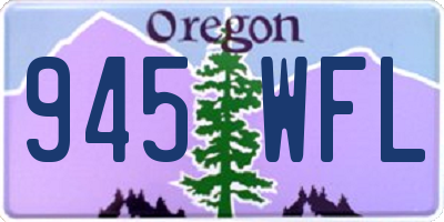 OR license plate 945WFL