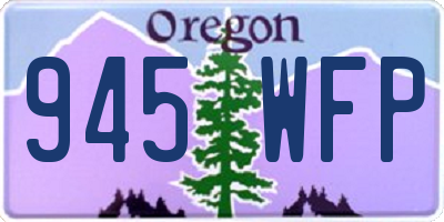 OR license plate 945WFP
