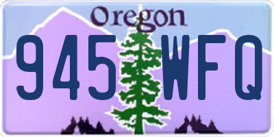 OR license plate 945WFQ