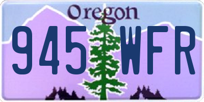 OR license plate 945WFR