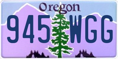 OR license plate 945WGG