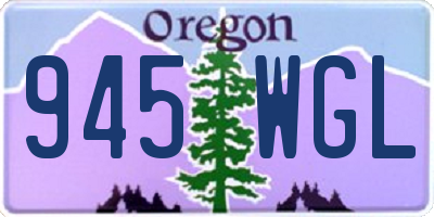 OR license plate 945WGL
