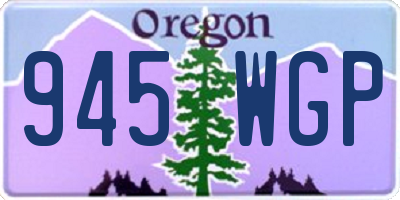 OR license plate 945WGP