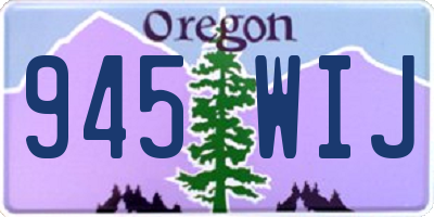 OR license plate 945WIJ