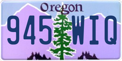 OR license plate 945WIQ