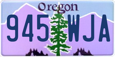 OR license plate 945WJA