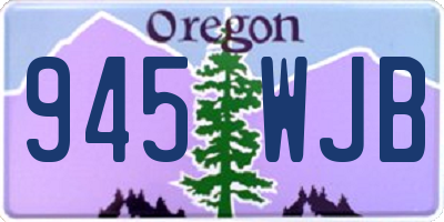 OR license plate 945WJB