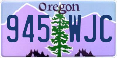 OR license plate 945WJC