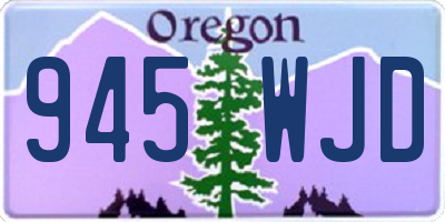 OR license plate 945WJD