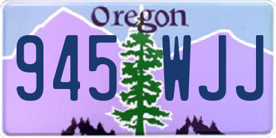 OR license plate 945WJJ