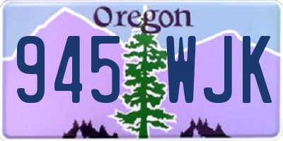 OR license plate 945WJK