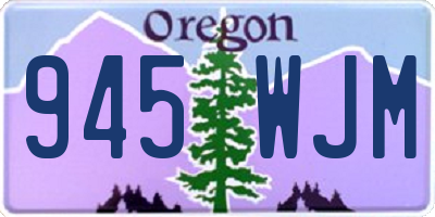 OR license plate 945WJM