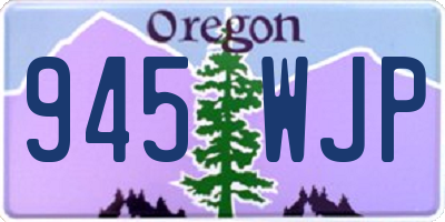 OR license plate 945WJP
