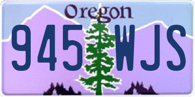 OR license plate 945WJS