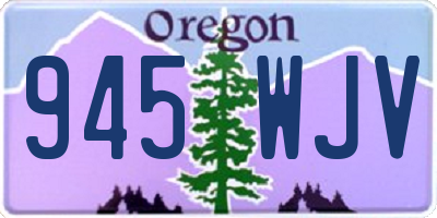 OR license plate 945WJV