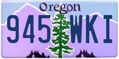 OR license plate 945WKI